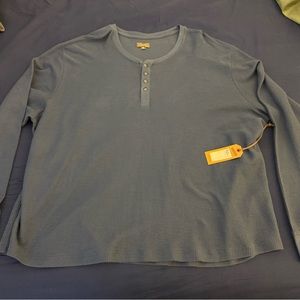 Tecovas Waffle Knit Henley Shirt Men's XXL